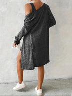 Women's Striped Dress Set, Casual Style, Comfortable Fabric, Fashion Design, Perfect for Daily Wear, Clothes