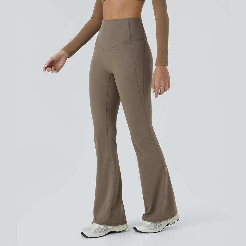 UltraSculpt High Waisted Tummy Control Shaping Yoga Flare Leggings
