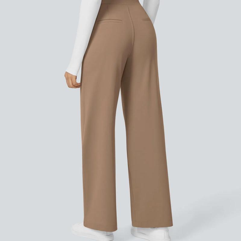 High Waisted Pocket Straight Leg Work Pants, Business Casual Outfits for Women, Women's Sports & Outdoor Clothing