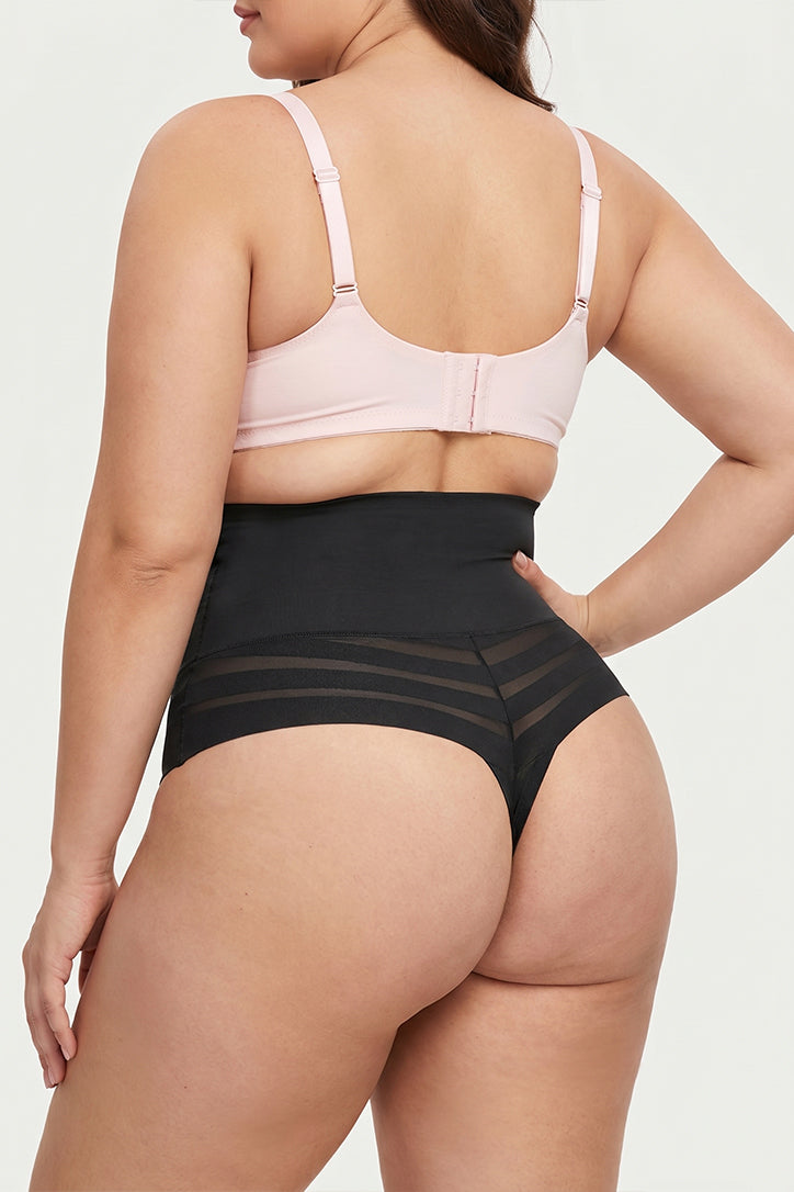 Curveins Plus Size High Waist Tummy Control Shapewear Shorts
