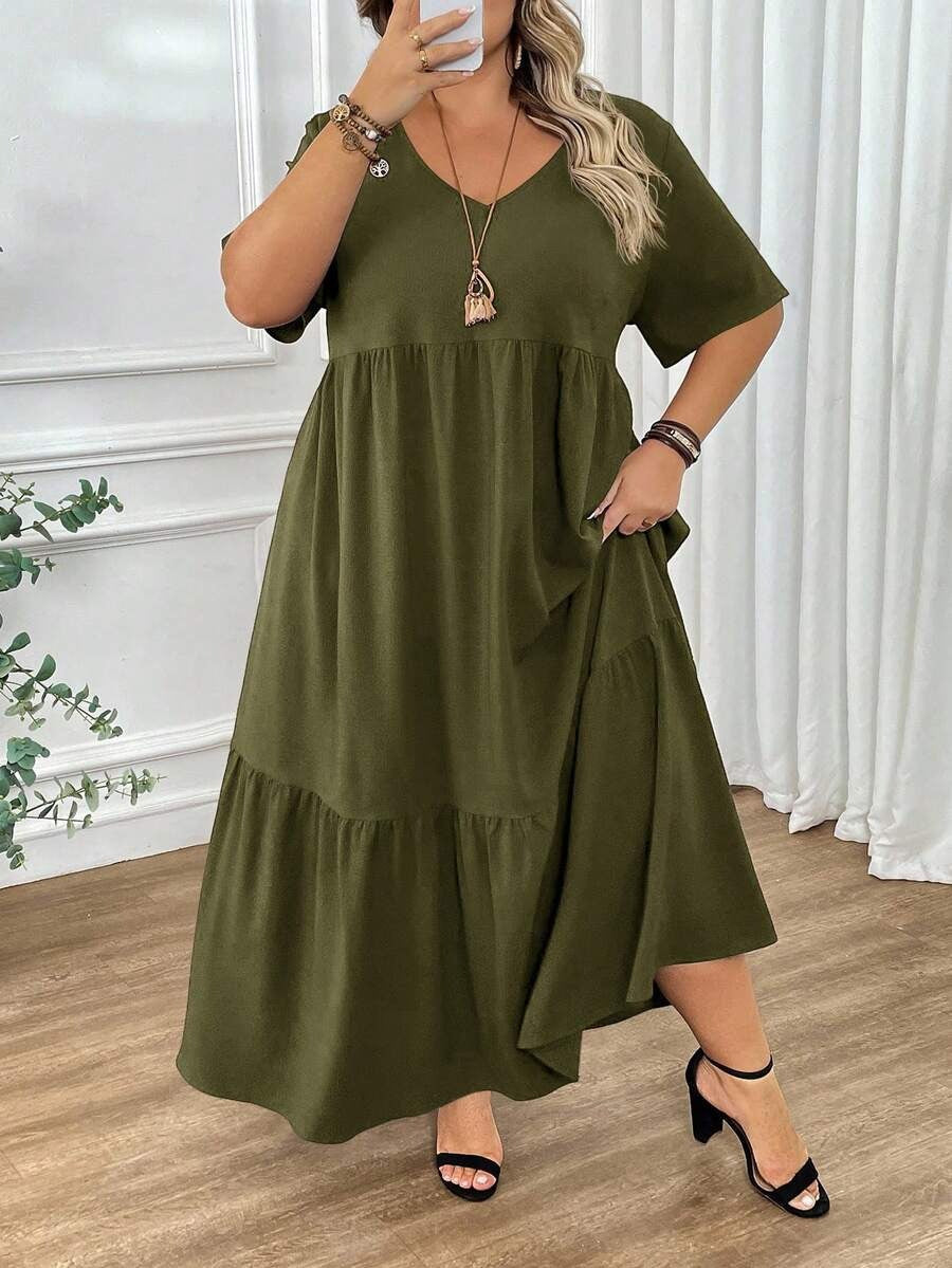 Women's Plus-Size Summer Bohemian-Style Dress