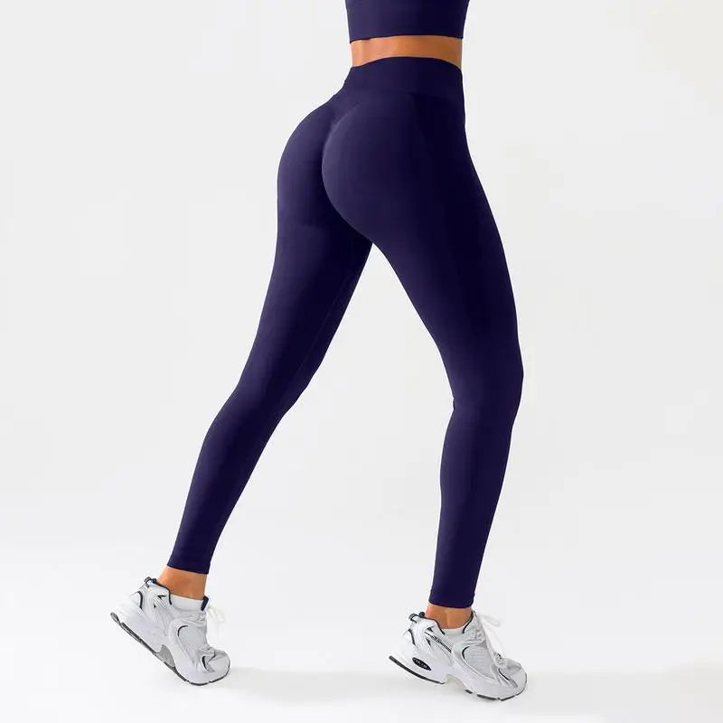 High-Waisted Yoga Pants for Women - Seamless Tummy Control fall Outfits& Butt Lifting Workout Leggings