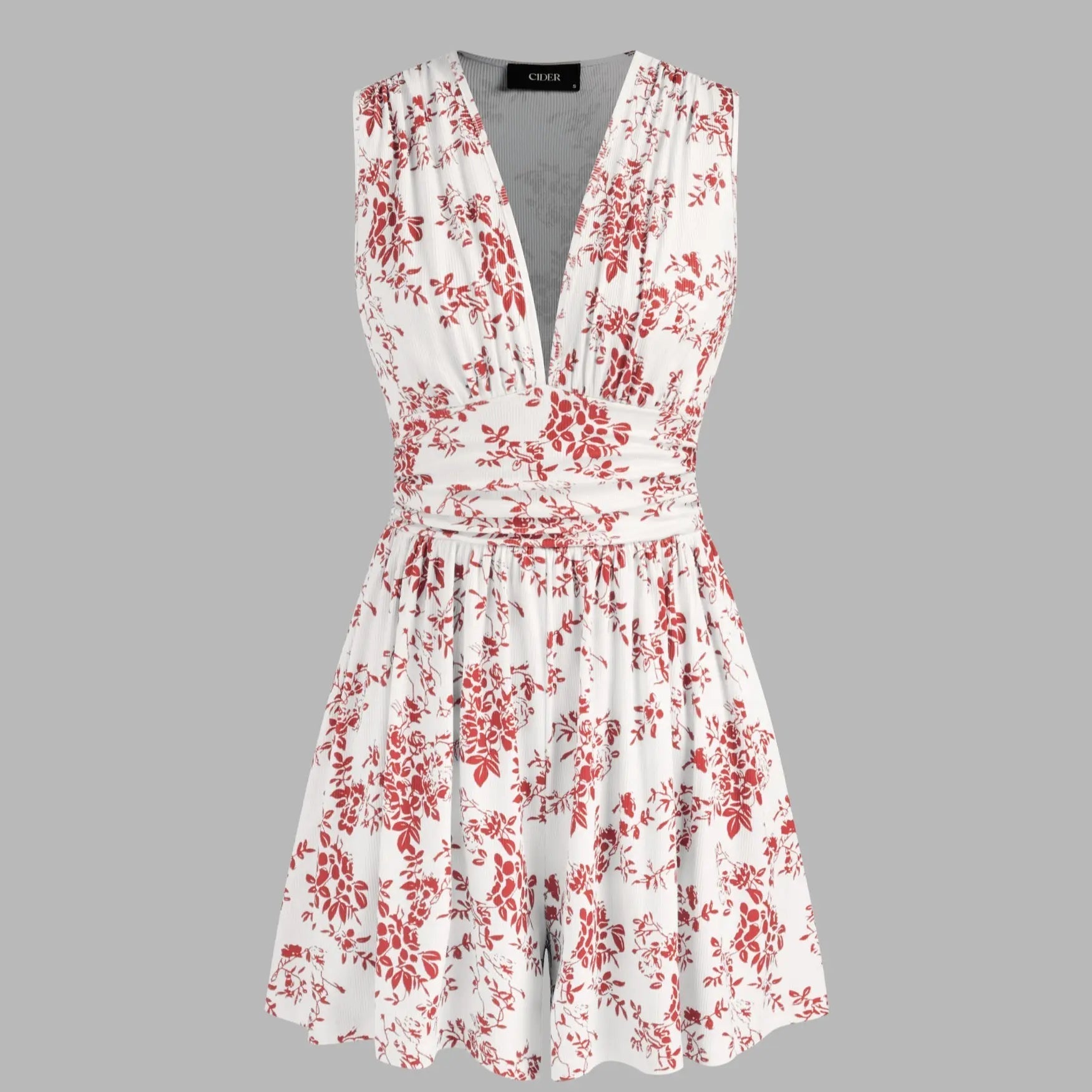 Women's Spring/Summer Sleeveless V-Neck Romper