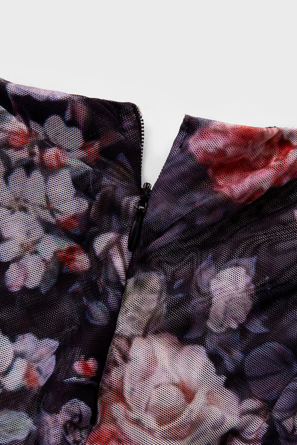 Curveins Plus Size V Neck Puff Sleeve Waist Defining Floral Print Elegant Maxi Dress