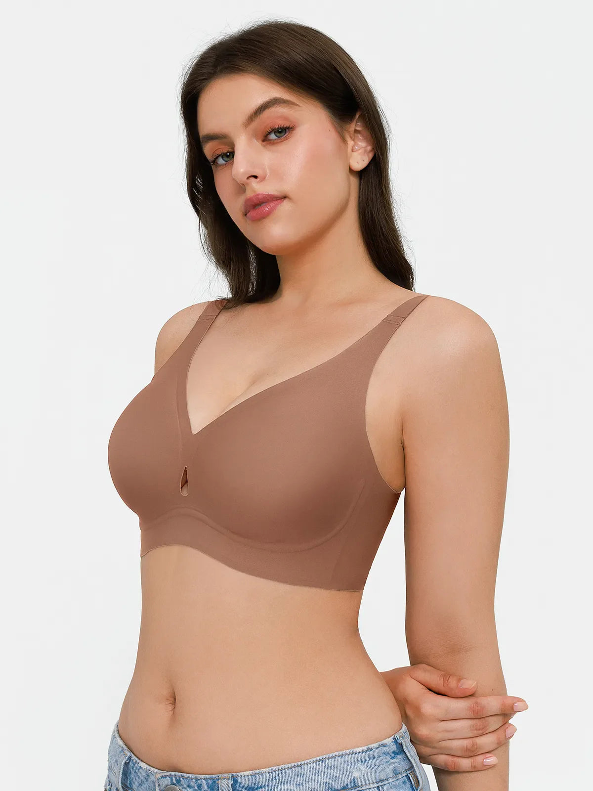 Seamless Wireless Jelly Contour Support Bra