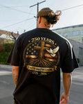 250 Years Faith And Freedom 1776-2026 Printed Men's T-shirt