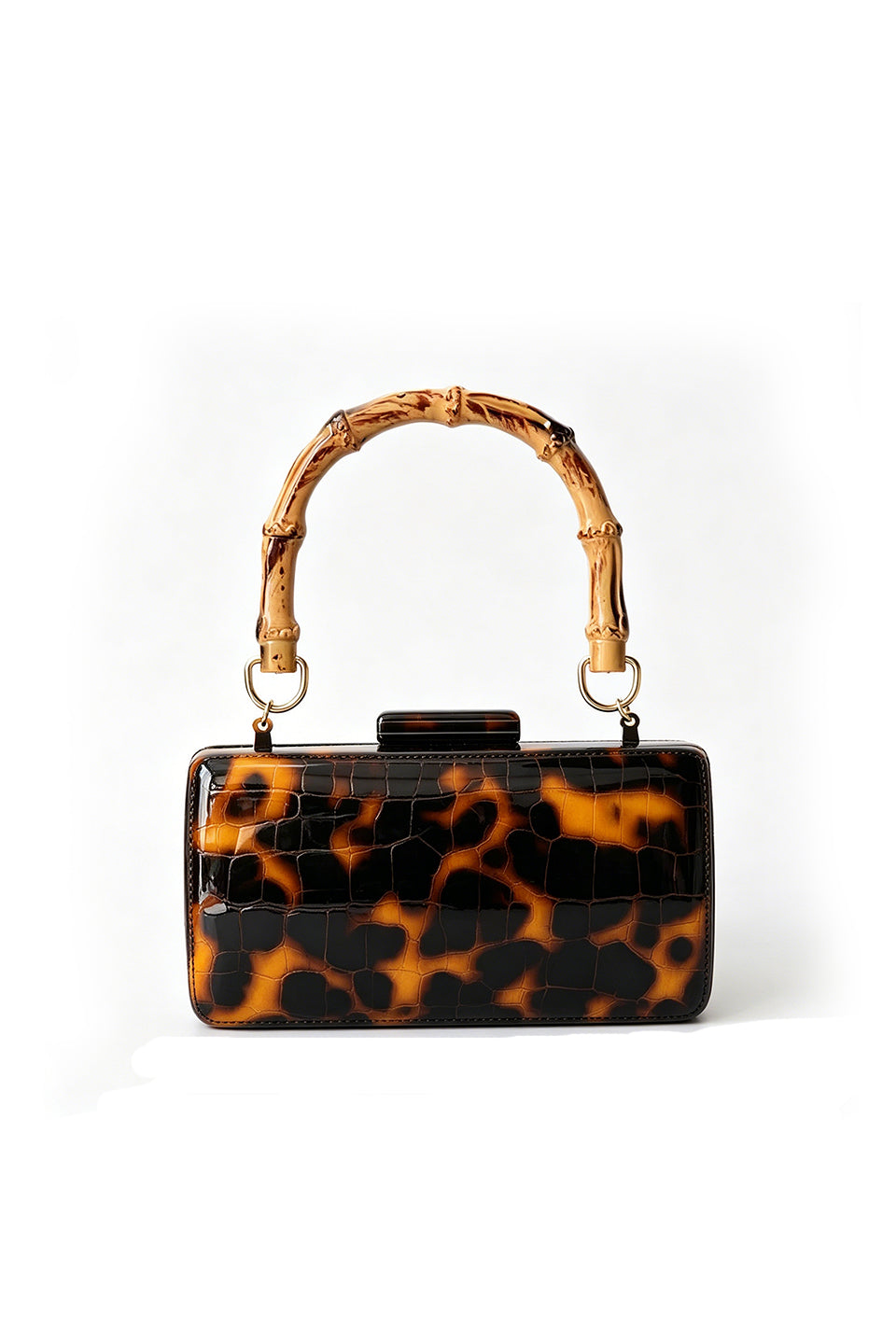 Curveinse Acrylic Leopard Print Evening Bag