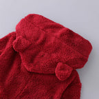 Womens Fleece Onesies Pajamas Jumpsuit Warm Sherpa Romper Sleepwear One Piece Zipper Hooded Playsuit Loungewear