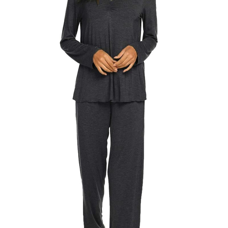 Womens Pajama Sets 2 Piece Lounge Set Fall Winter Pajamas