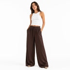 Pantalon palazzo fluide – Coupe large élégante, taille élastiquée