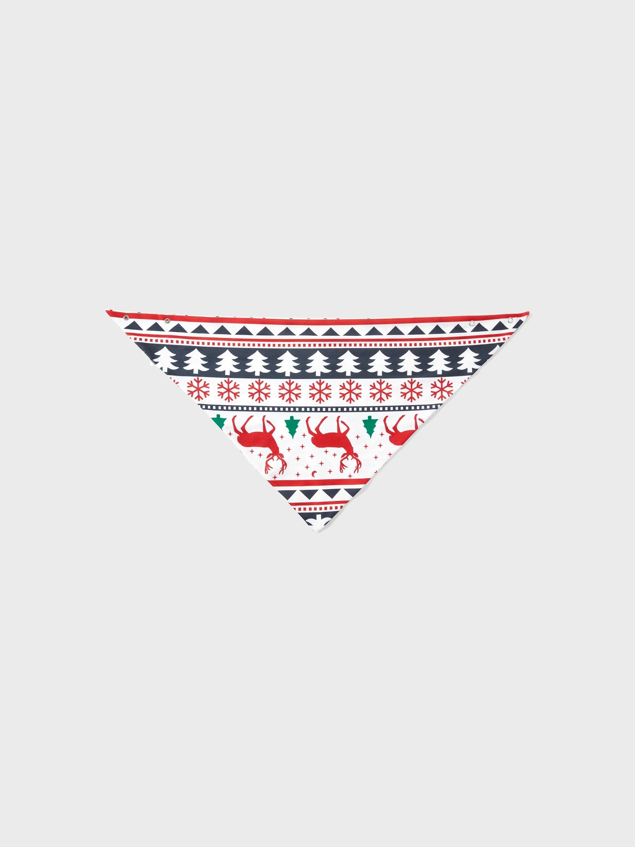 Family Christmas Pajamas All Over Reindeer Print Long-sleeve with Christmas Socks (SGS Certied Safety) Red+White