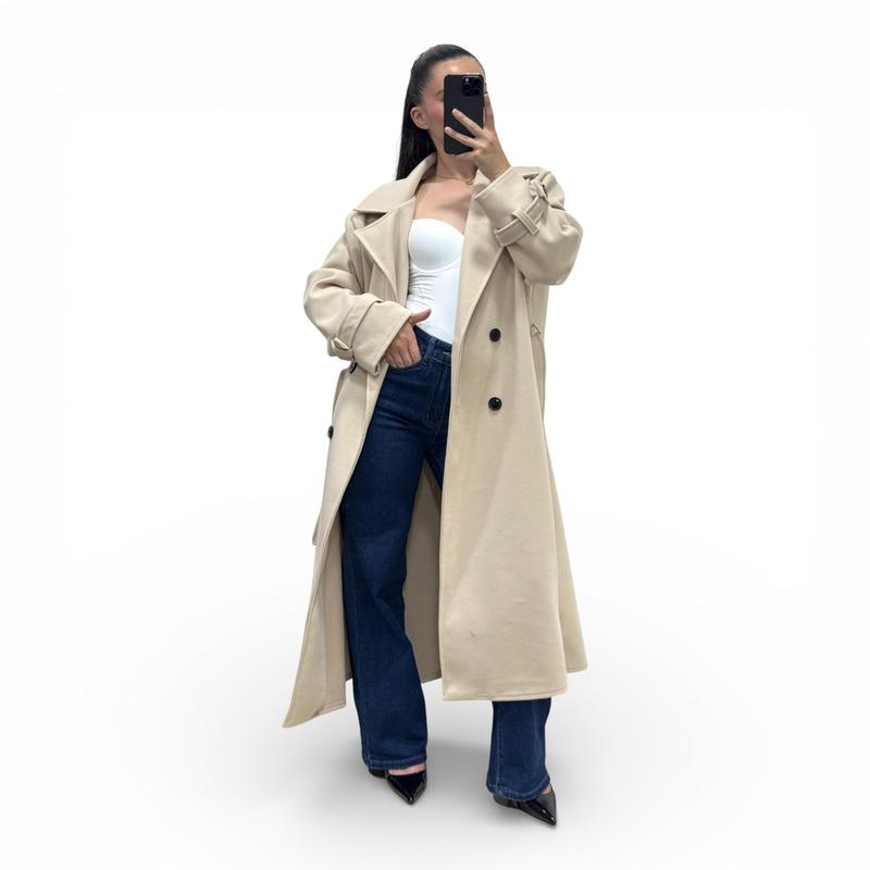 Trench long oversize