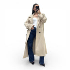 Trench long oversize