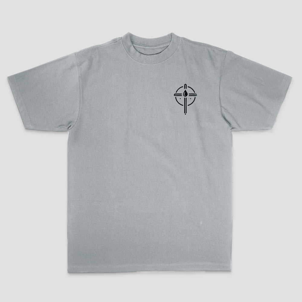 Saved By The Blood Printed Men's T-shirt
