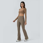 UltraSculpt High Waisted Tummy Control Shaping Yoga Flare Leggings