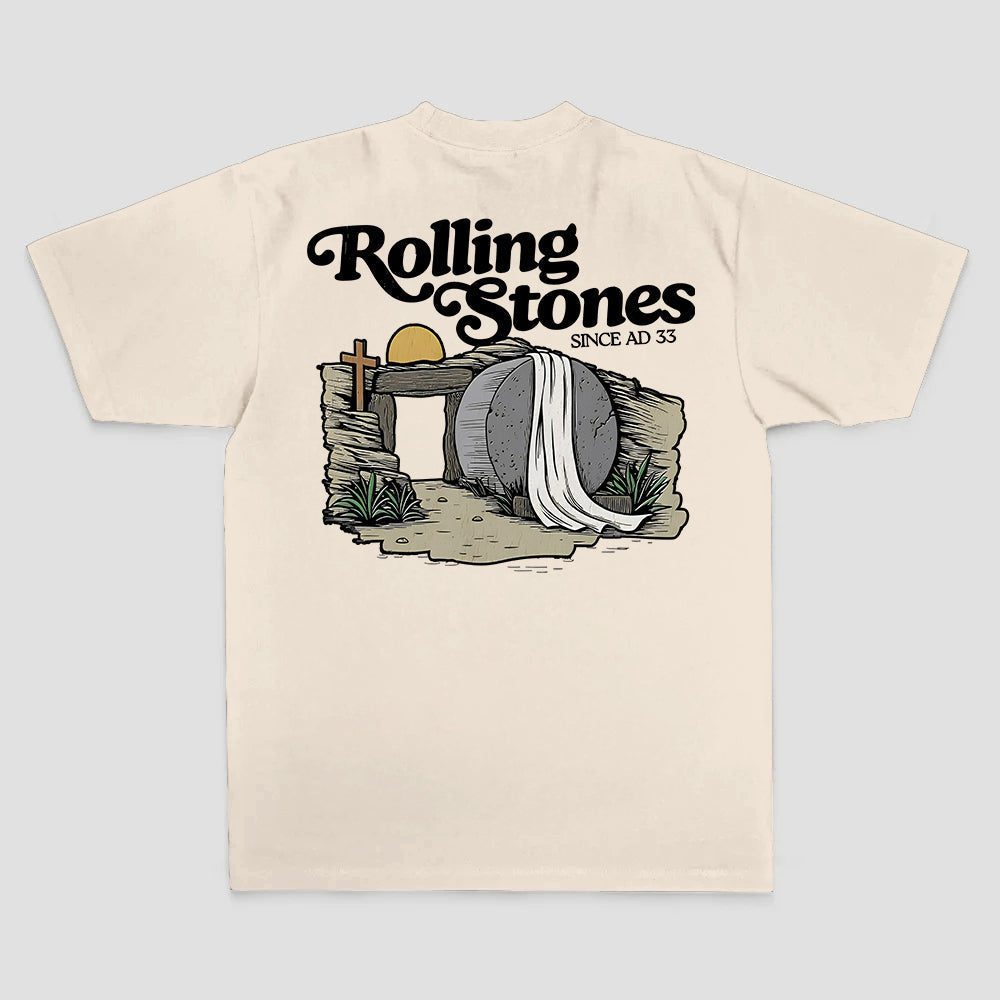 Rolling Stones Since Ad 33 Printed Men's T-shirt