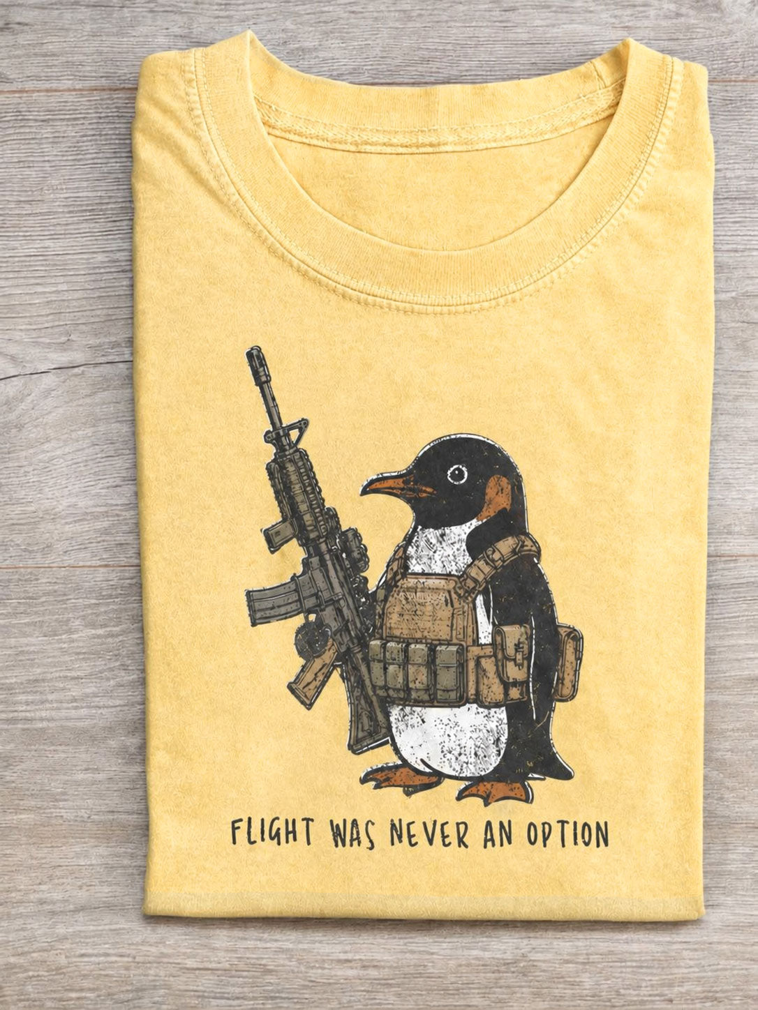 Flight Was Never An Option Vintage Comfort Colors Tee
