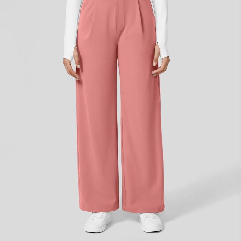 High Waisted Pocket Straight Leg Work Pants, Business Casual Outfits for Women, Women's Sports & Outdoor Clothing