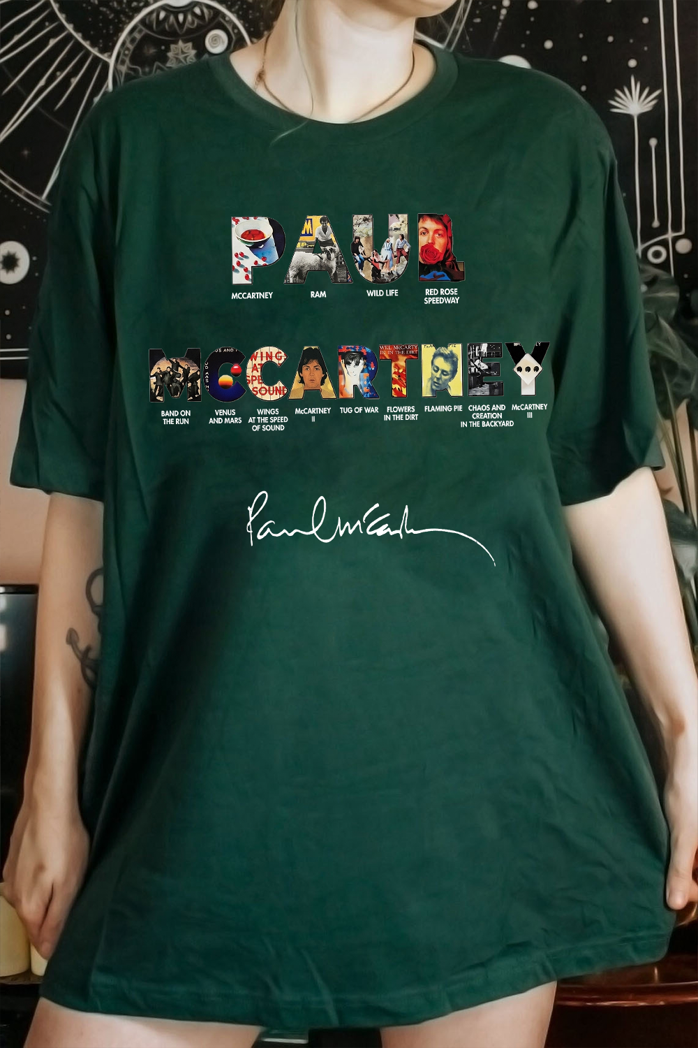 Paul Mccartney Print Women Shirt