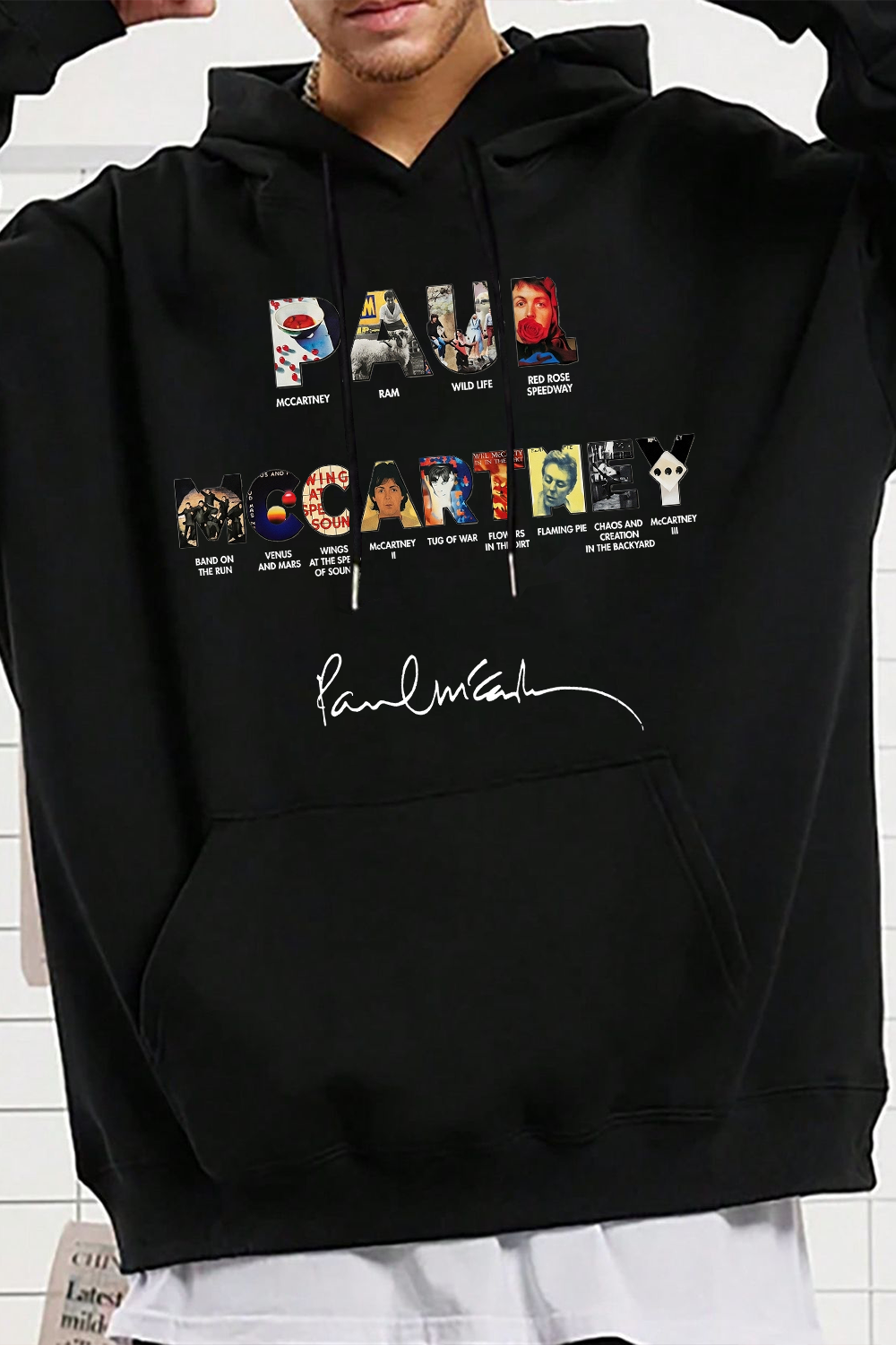 Paul Mccartney Print Hoodie