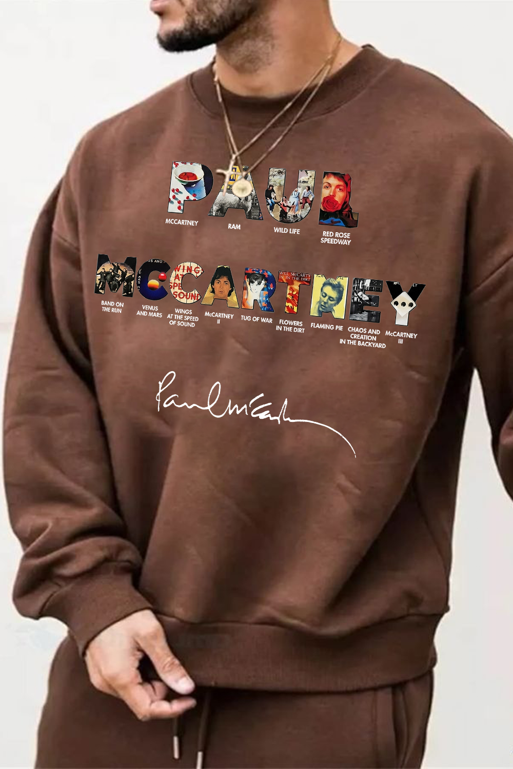 Paul Mccartney Print Sweatshirt