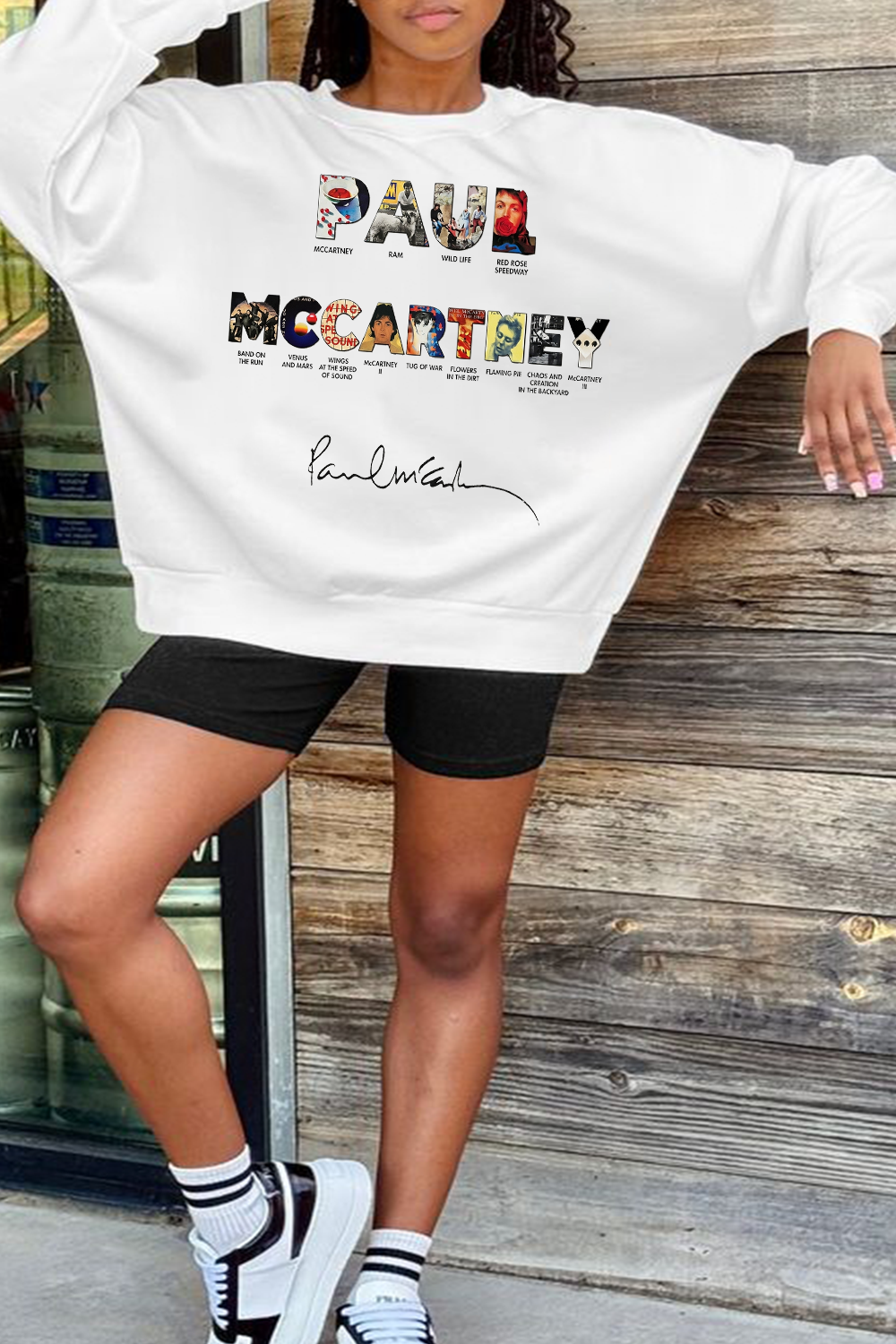 Paul Mccartney Print Women Sweatshirt
