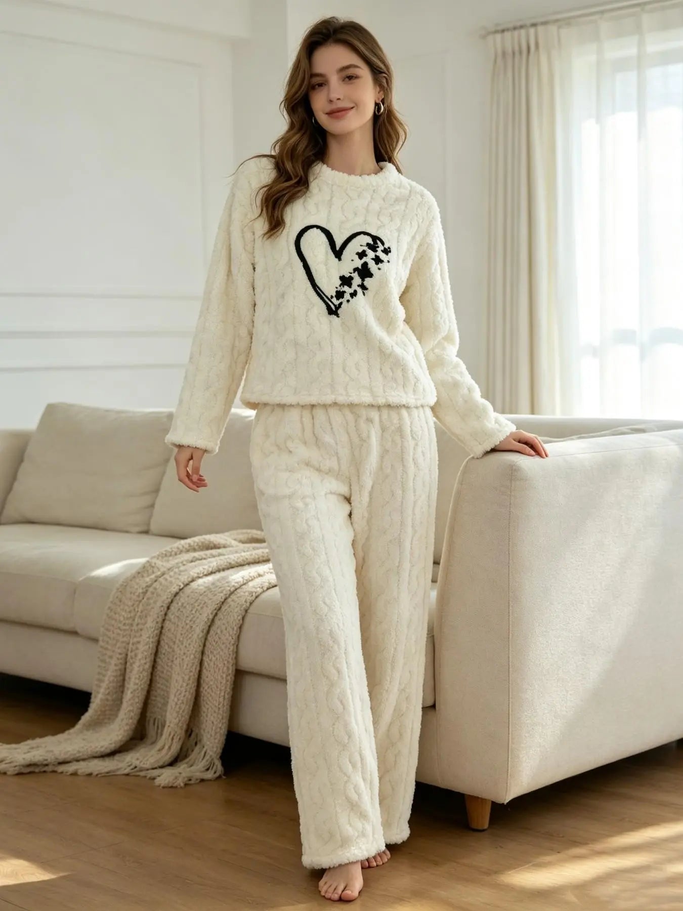 Women's Fall Winter Pajama Set