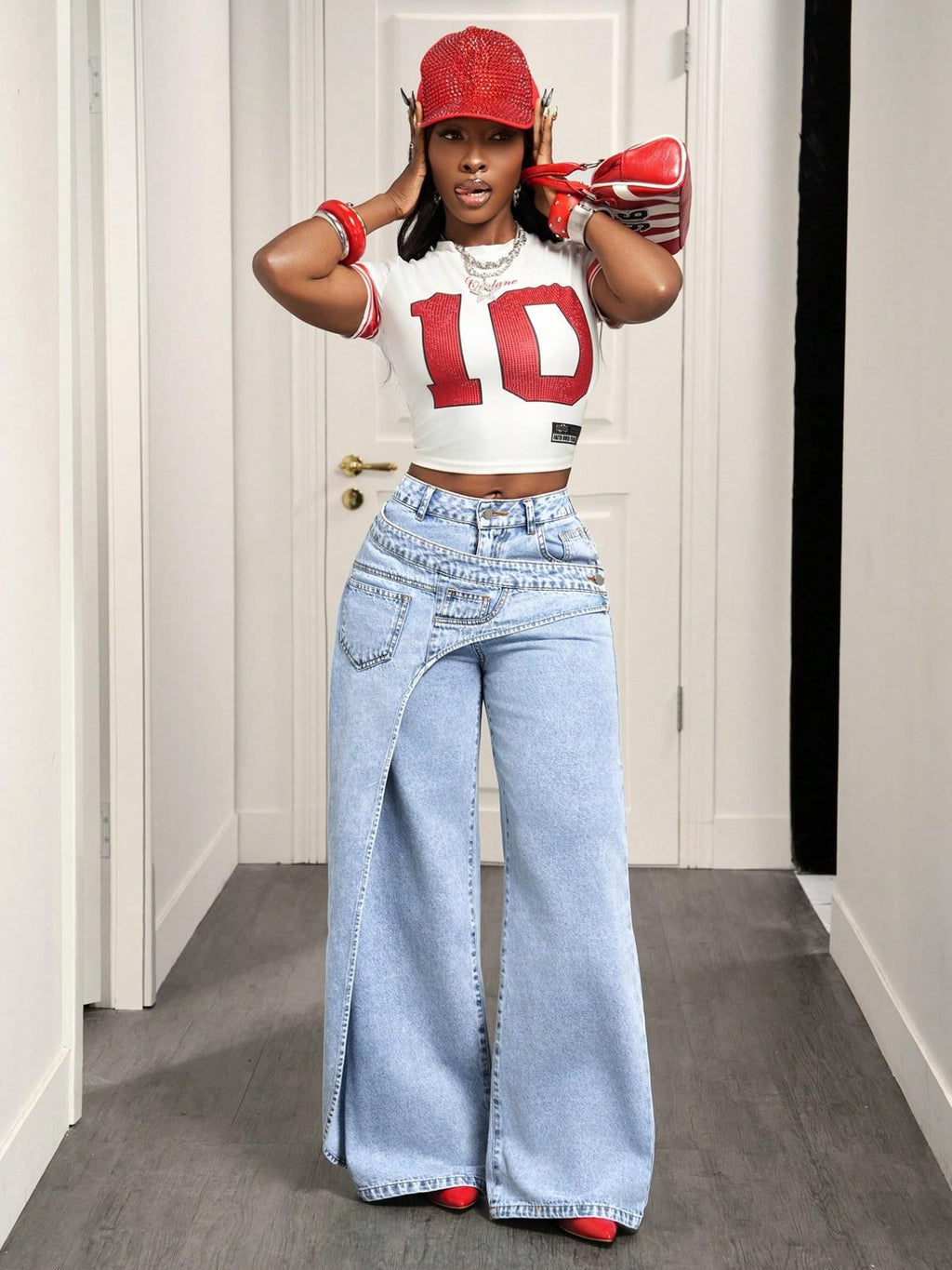 Women's Casual Denim Long Pants