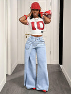 Women's Casual Denim Long Pants