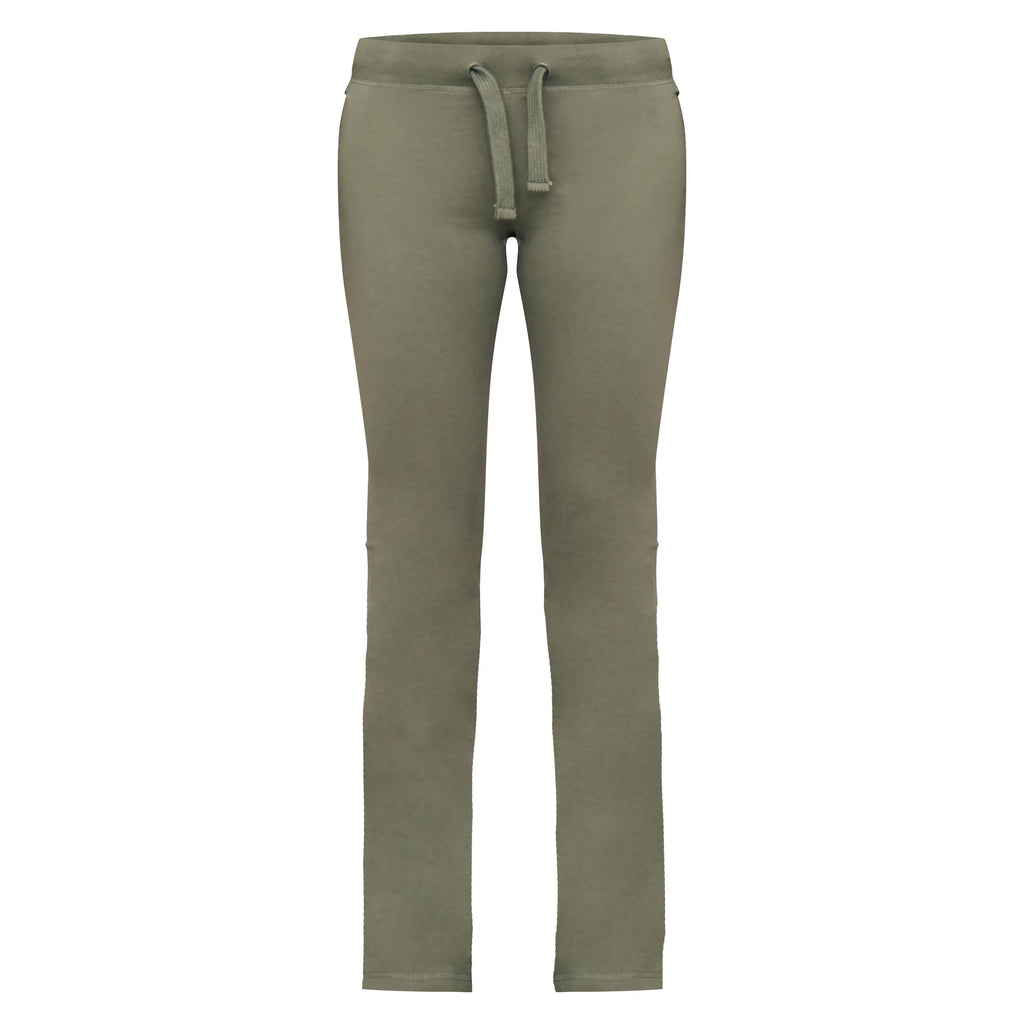 Sea green zip-up slim-fit sportswear set, two-piece set including top and trousers.