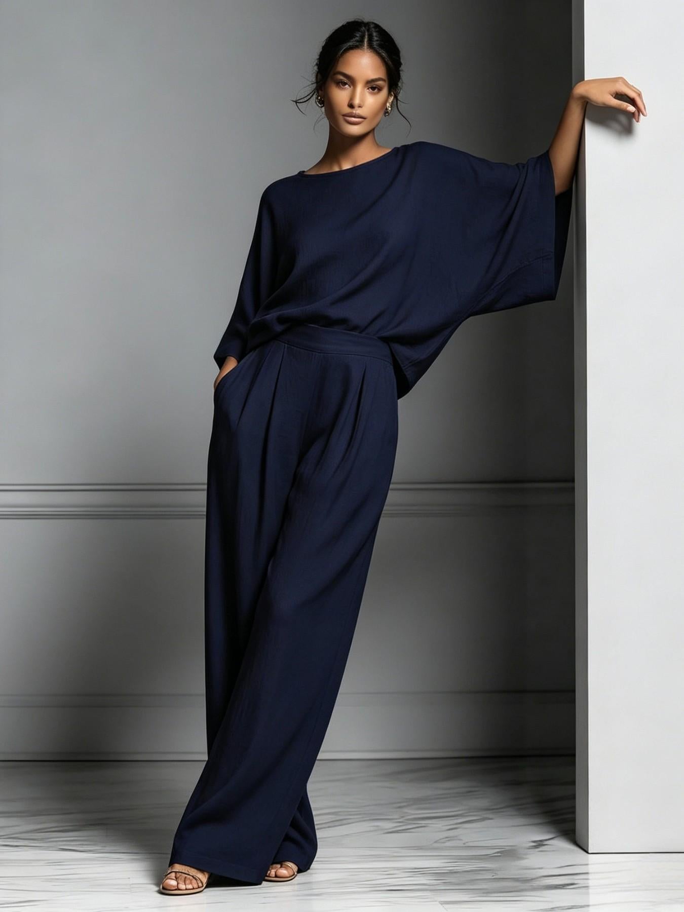 Women's Summer Fashion Elegant Bell Sleeve Set