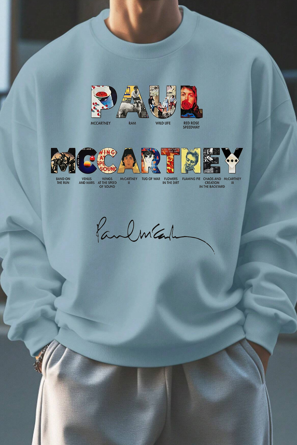 Paul Mccartney Print Sweatshirt