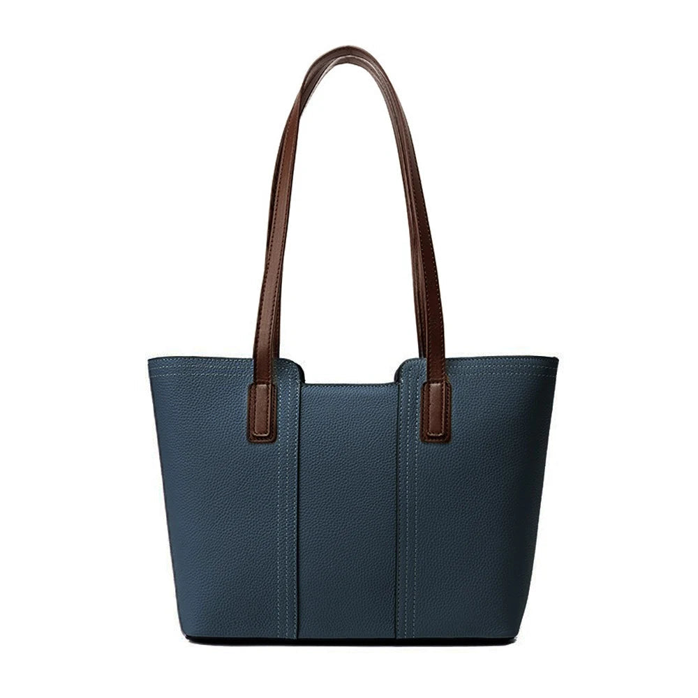 Genuine Leather Work Tote Bag for Women Classic Large