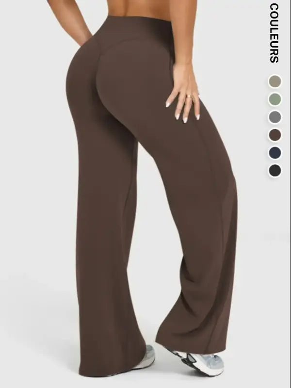 Women's Casual Wide Leg Sport Pants, Perfect Choice for Autumn Winter, Comfortable Fashion Design, Ideal for Daily Wear