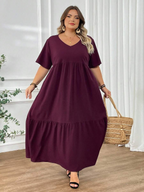 Women's Plus-Size Summer Bohemian-Style Dress