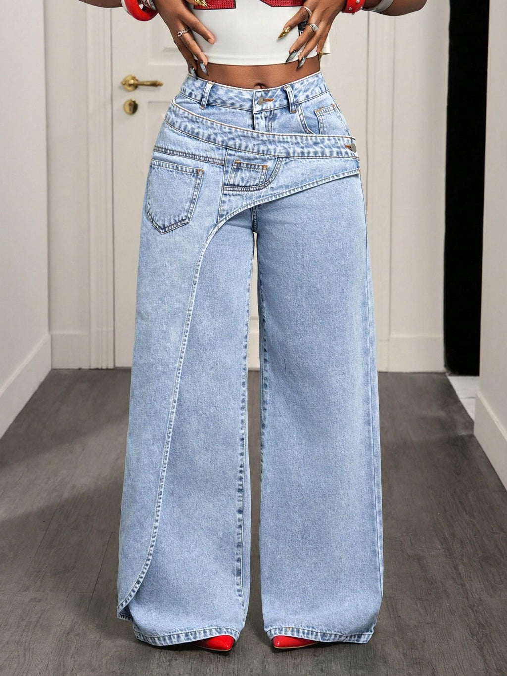 Women's Casual Denim Long Pants