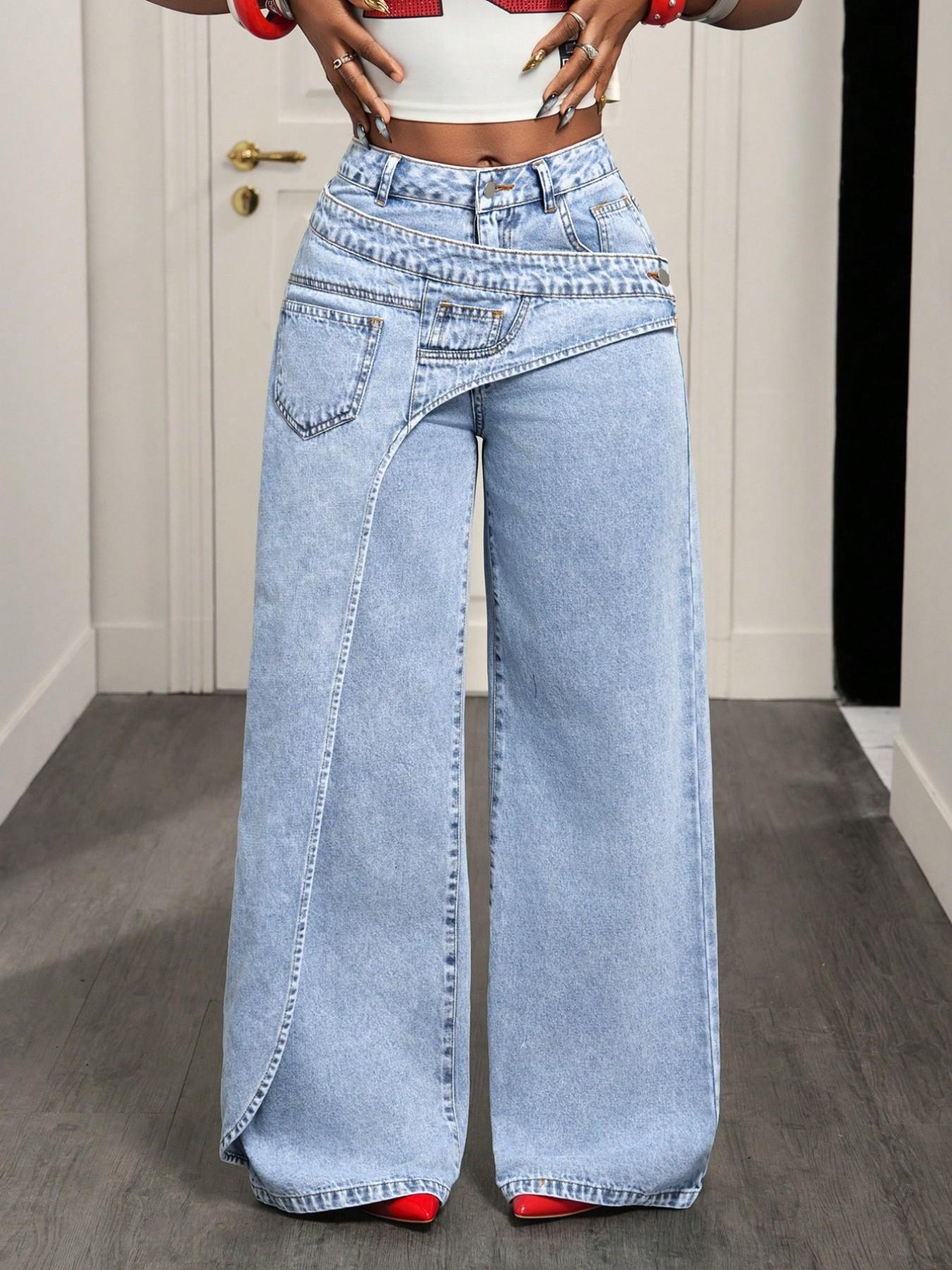 Women's Casual Denim Long Pants