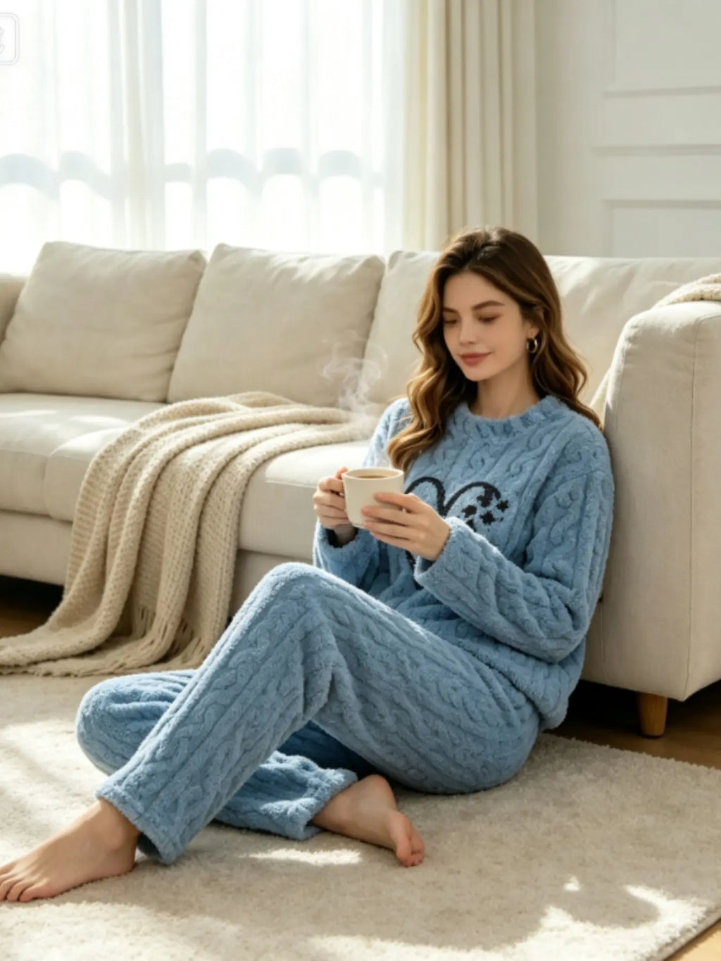 Women's Fall Winter Pajama Set