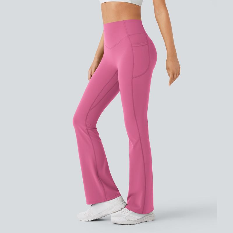 UltraSculpt High Waisted Tummy Control Shaping Yoga Flare Leggings