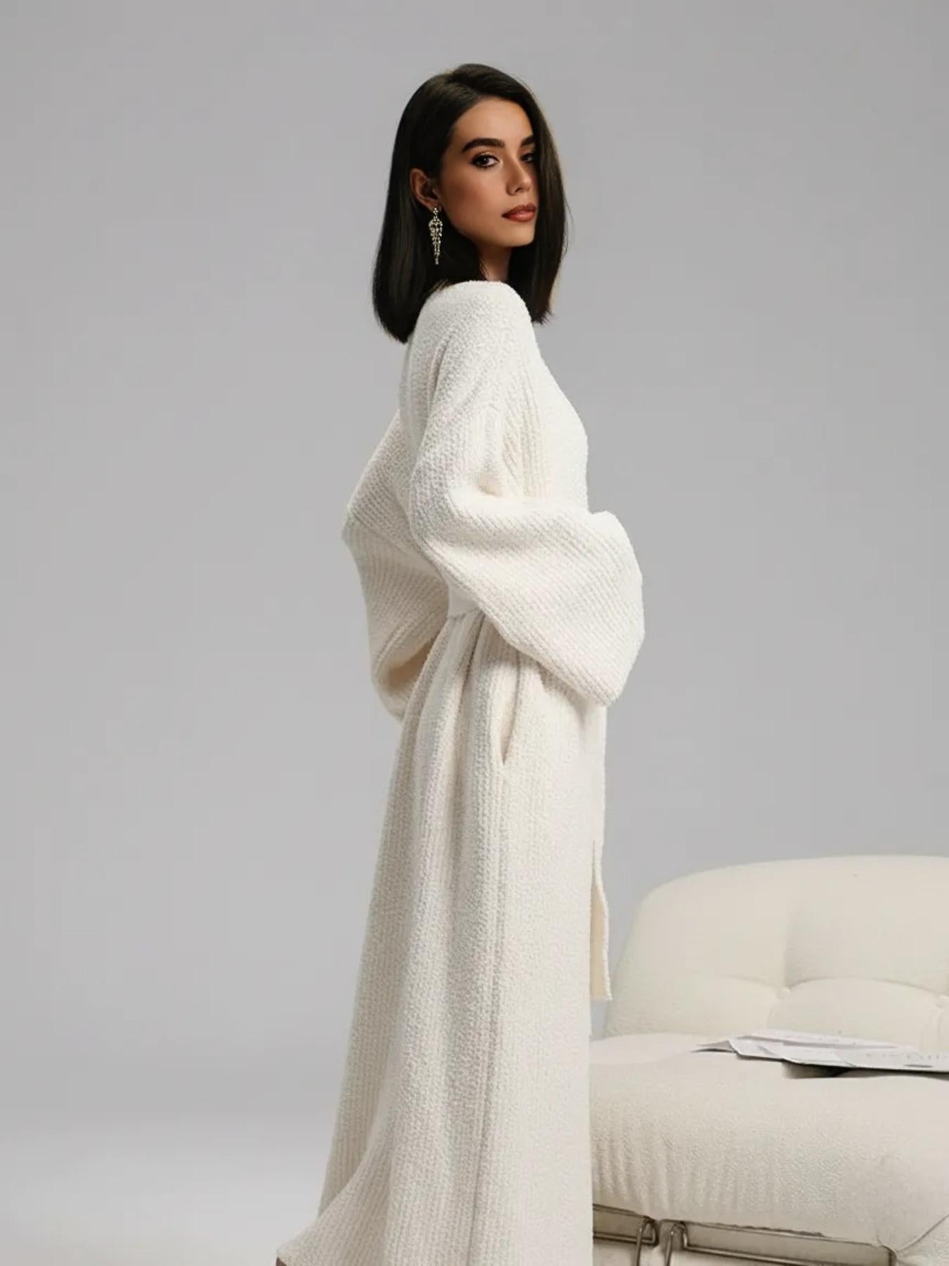 Women's Double-Sided Fleece Robe