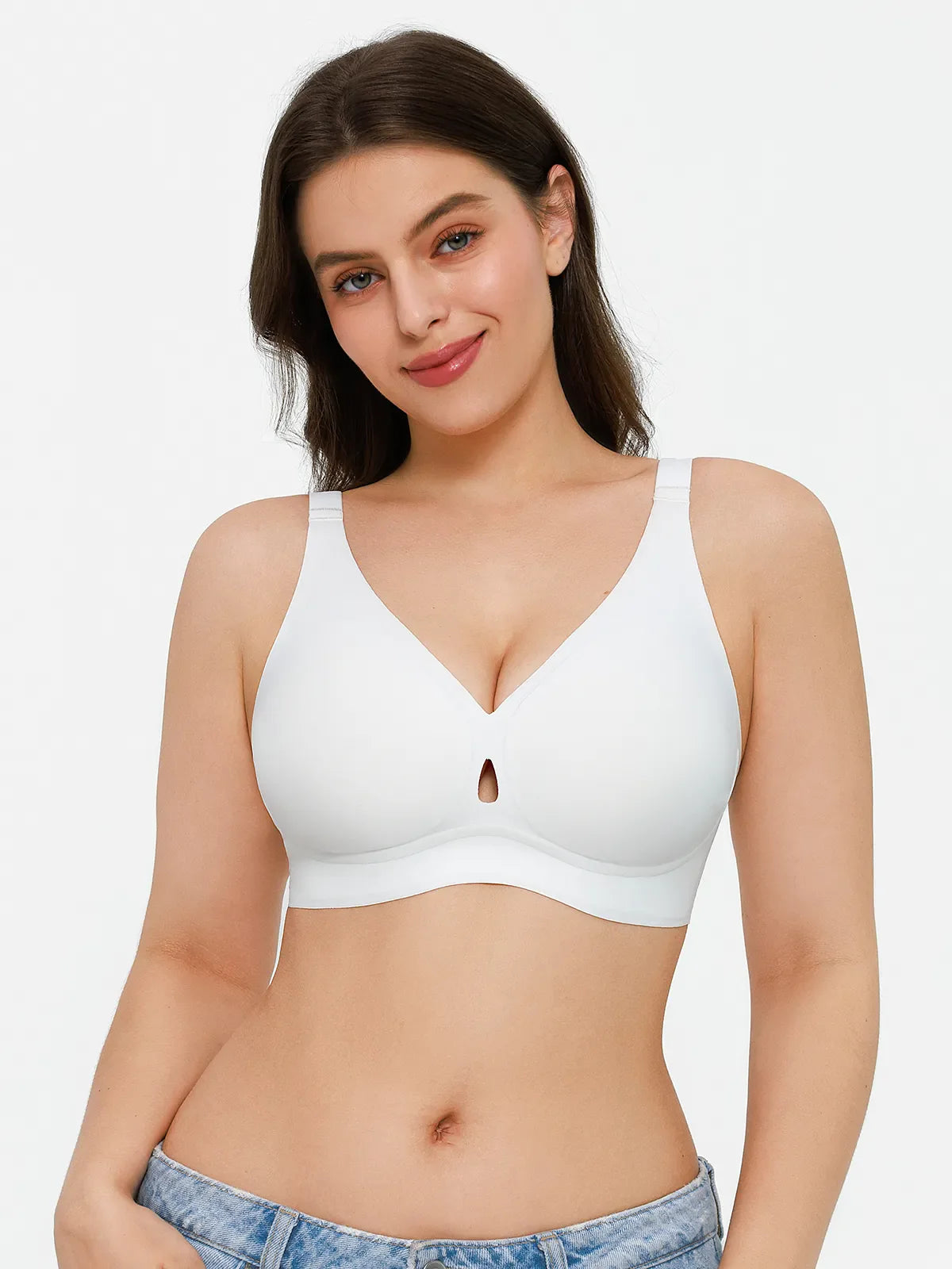 Seamless Wireless Jelly Contour Support Bra