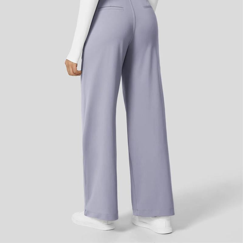 High Waisted Pocket Straight Leg Work Pants, Business Casual Outfits for Women, Women's Sports & Outdoor Clothing