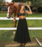 Underwire Black CutoutSwimsuit Set(s)