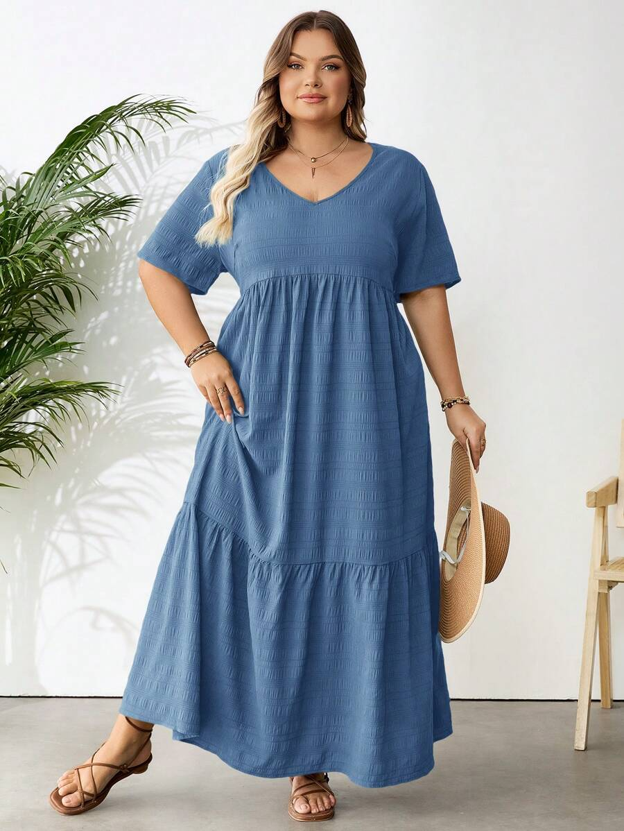 Women's Plus-Size Summer Bohemian-Style Dress