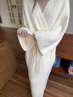 Women's Double-Sided Fleece Robe