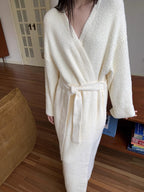 Women's Double-Sided Fleece Robe