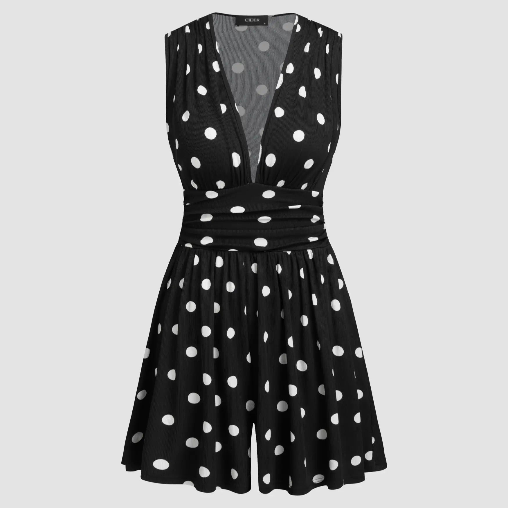 Women's Spring/Summer Sleeveless V-Neck Romper