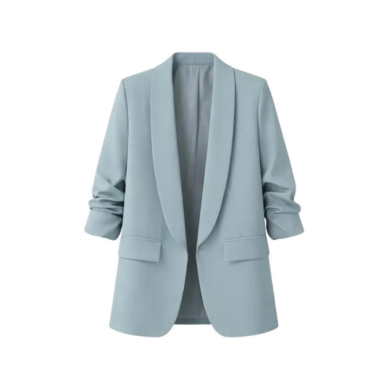 American-style pleated sleeve blazer | Women's clothing | Blazer | Pleated | Casual | Loose fit