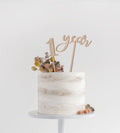 1 Year First Birthday Cake Topper