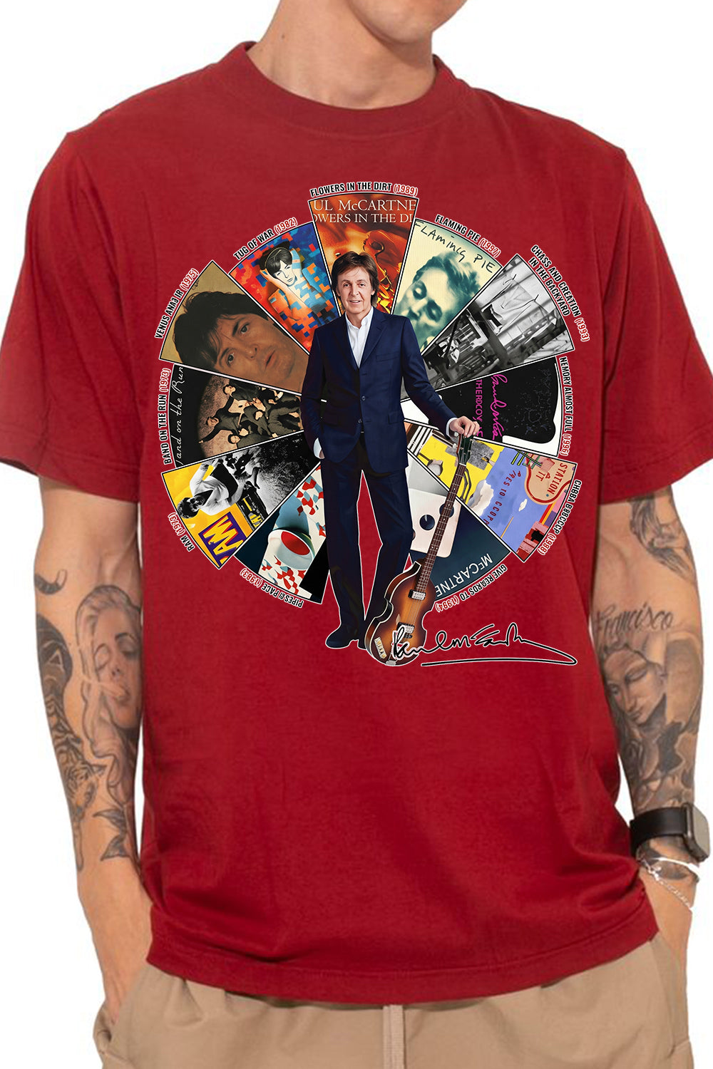 Paul McCartney Not Just Album Tee For Men